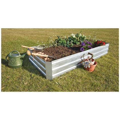 wood and corrugated metal planter boxes|castlecreek galvanized steel planter boxes.